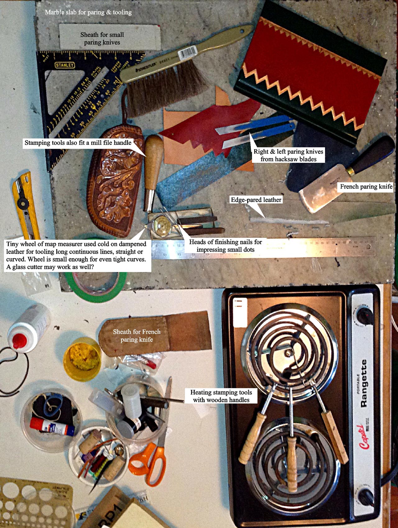 Heating Leather Tools For Stamping