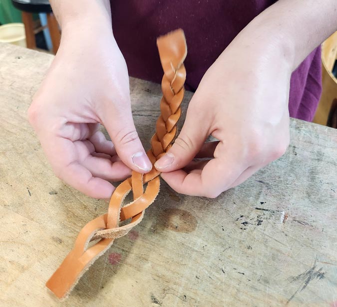 The Leather Magic Braided Bracelet - Leathersmith Designs Inc.