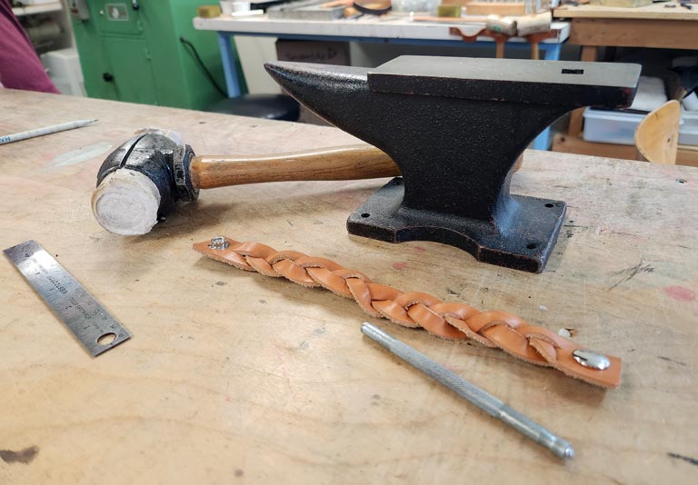 The Leather Magic Braided Bracelet - Leathersmith Designs Inc.