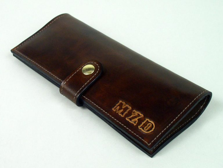 personalized women's leather wallet