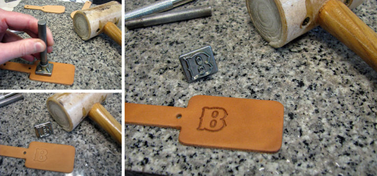 Tooling The Leather Key Fob