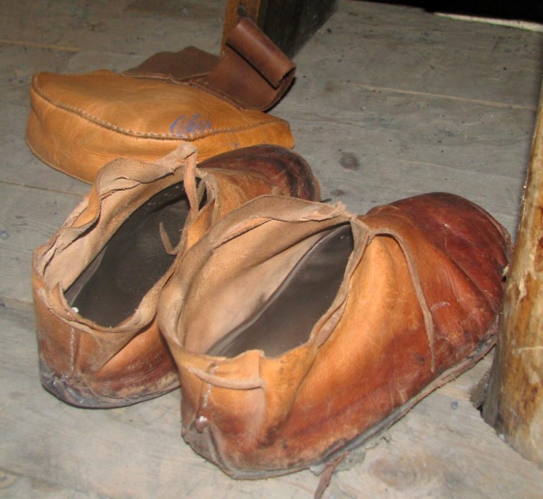 handmade Viking leather shoes
