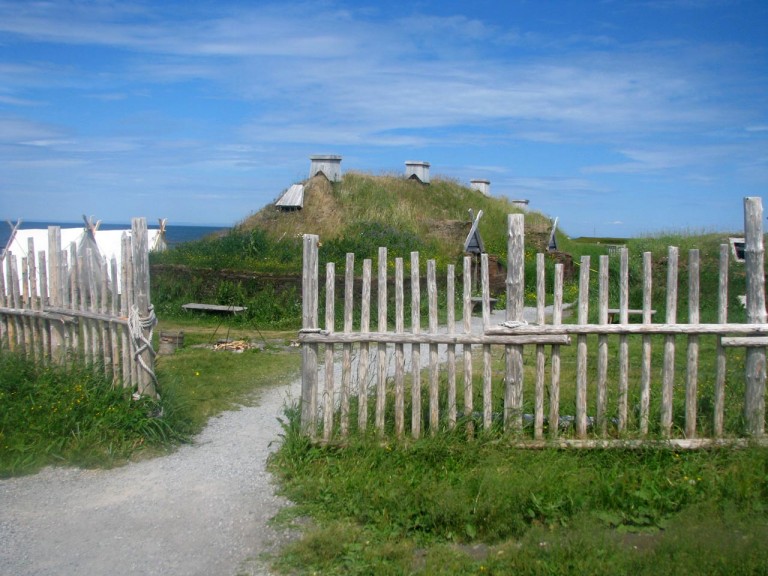 Entrance to Viking settlement
